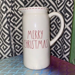 Rae Dunn Merry Christmas Pitcher
